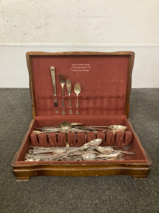 Rogers Bros Plated Silverware Set