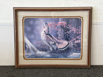 Signed and Numbered Framed Artwork Please Inspect 16&rdquo;x 20&rdquo;