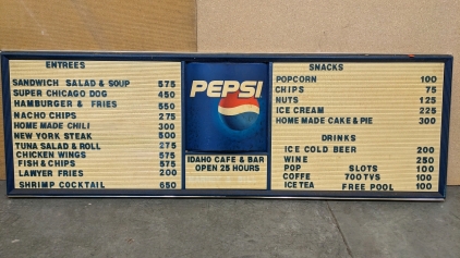 Vintage Menu/Message Board