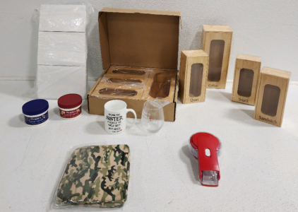 (2) Ziplock Bag Organizer Sets, Silver Cream, Copper Cream, Wine Glass, Coffee Mug, Bakery Boxes, Lunch Box, Cherry Pitter