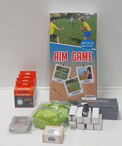 AIM Game, Solar Camping Lantern, Heated Socks, Flash Lights And More