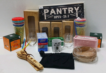 Herbal Tea, Lunch Box, Parchment Paper Liners, Apron, And Other Kitchen Items