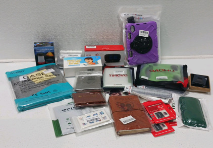 Tablet Cases, Memory Cards, Alarm Clock, Card Holders And More