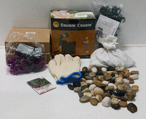 Rocks, Hose, Seeds And More