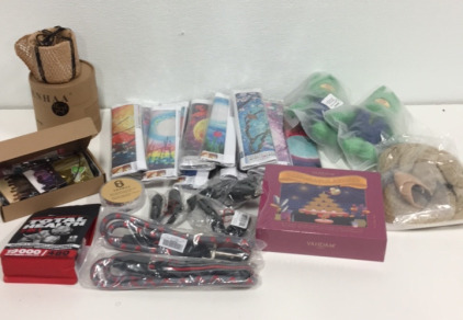 (10) Art Diamond By Numbers Kits (2) Dog Leashes (1) Got7 Fan Club Gift Set (2) Vahdam Tea Sets (4) Car Cigarette Adapters (1) Blonde Cosplay Costume and More!!