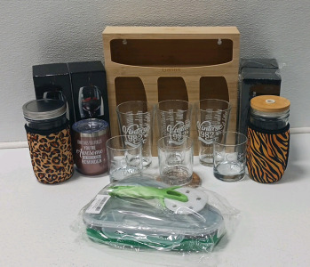 Decanters, Tumblers, Pizza Tray, Insalated Mugs And More