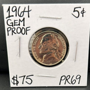 1964 PR69 Gem Proof Jefferson Nickel