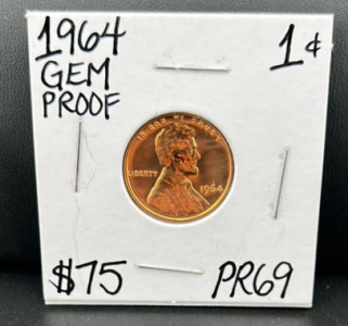 1964 PR69 Gem Proof Copper Penny