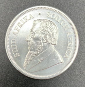 One Ounce Fine Silver Krugerrand Coin