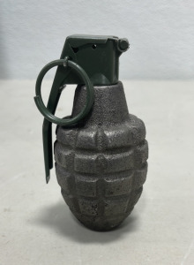 (1) WWII US MK2 Pineapple Type Inert Hand Granade.