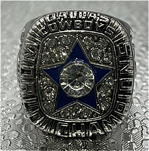 (1) 1971 NFL Dallas Cowboys World Championship Ring Named To Roger Staubach