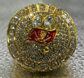 (1) 2020 Tampa Bay Buccaneers Super Bowl Championship Ring Named To Tom Brady