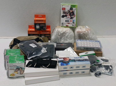 Solar Camping Lantern, XBOX 360 Game, Waist Packs, Fuji Film Instax Square- Instant Film, And More