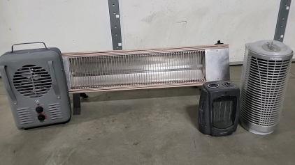 (3) Working Heaters with Fan