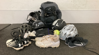 Baseball Gear: Helmets, Cleats And Backpacks