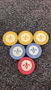 Vintage Clay Poker Chips