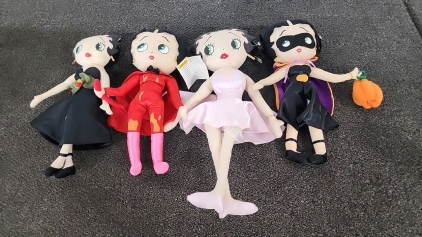 Four Collectible Betty Boop Halloween Edition