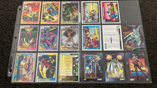 1991 & 1992 Marvel Collectible Trading Cards