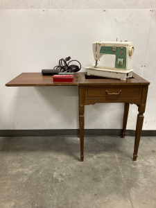 Vintage Sewing Machine Table