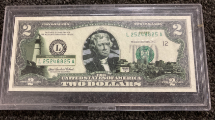(2) Dollar Collectible Bill