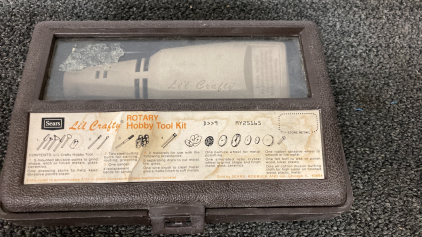 1977 Sears Lil' Crafty Rotary Hobby Tool In Case