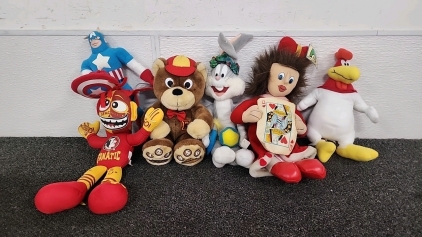 6 Stuffed Animal/Doll Toys