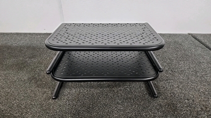 Like New Black Metal Office File Organizer