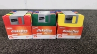 64 Diskettes IBM Formatted