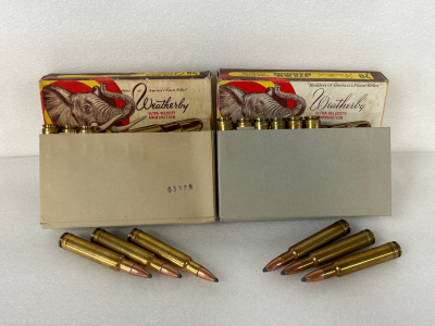 (2) Partial Boxes of .378 Weatherby Magnum