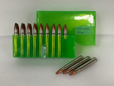 20 Rnds Of 375 H&H 270 Gr.