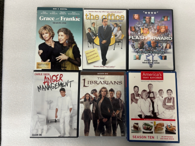 Assortment of DVDs includes; Movies, Workout, Kids, Shows