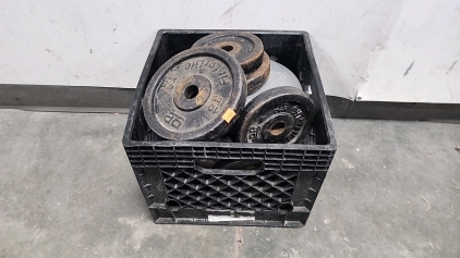 Milk Crate Of Weights