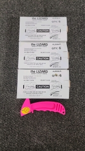 Three Boxes Of Lizard Safety Utility Knives