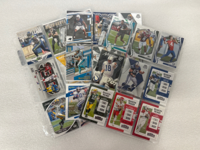 27 Football Cards (Stars, Peyton, Manning, and Other Rookies)