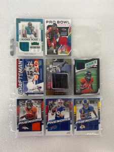 Assorted Football Patch Cards/ Memorable Cards