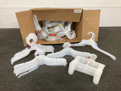 Box Of Plastic Store Hangers