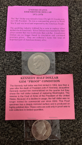 1978 Ike Dollar And 2005 Gem &ldquo;Proof&rdquo; Kennedy Half Dollar