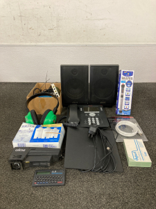 Speakers, Brita Water Filters, Avaya Telephone, Aquarium Heater, and More