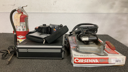 Fire Extinguisher, Briefcase, Sony Poloroid Camera, Wood Burner, and More