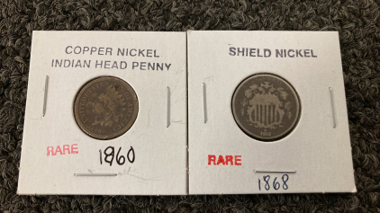 Rare 1860’s Coins