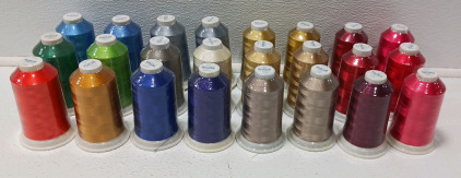 (24) Spools Of Embroidery Thread (sp6)