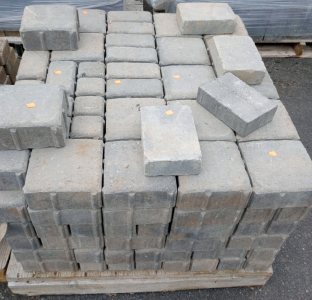 Pallet Of Gray Paver Stones
