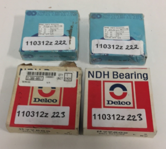 (2) Steyr Brand Ball Bearings (2) Delco Brand Bearings