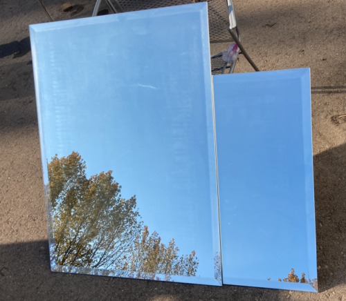 (2) 30 X 40” Mirrors With Beveled Edges