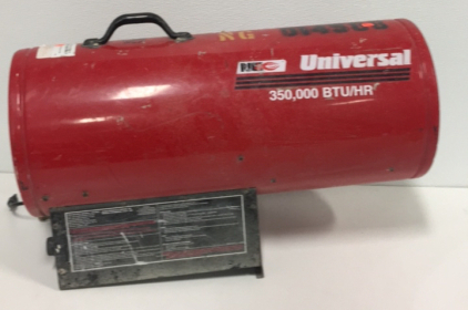 Universal 350,000 BTU/HR Natural Gas Worksite Heater