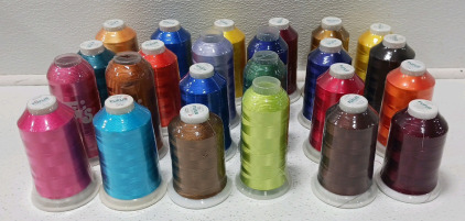 (24) Spools Of Embroidery Thread (sp6)