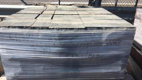 Pallet Of Charcoal Grey Owyhee Wall Stones