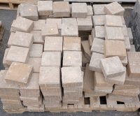 Pallet of 6" x 6" Rusty Red Stone Blocks