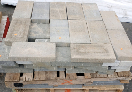 Pallet of Grey Paver Stones