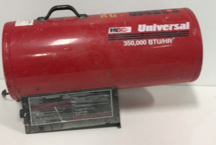 Universal 350,000 BTU/HR Natural Gas Worksite Heater